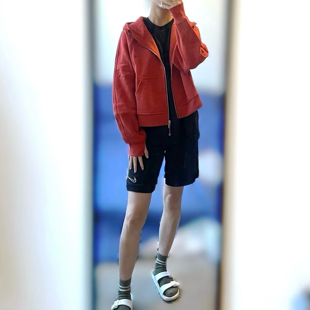 LULULEMON scuba oversized full zip hoodie RDRK
